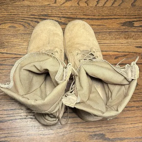 Belleville Tan Leather Tactical Desert Combat Boots Men’s 6.5 R - Picture 7 of 8